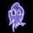blue ghost cartoon aol buddy icon