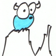 cartoon bison buffalo