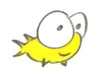 cartoon yellow fish