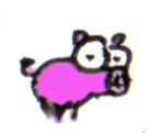 cartoon pink pig