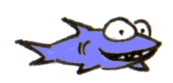 cartoon shark