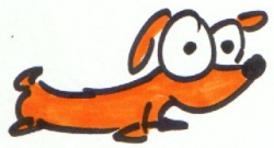 cartoon wiener dog dachshund