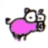 pink pig buddy icon
