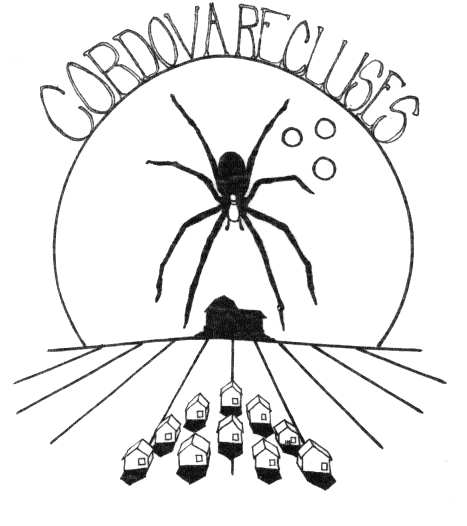 logo for a brown recluse bowling team