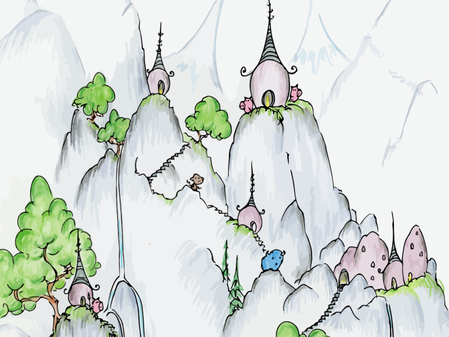 pigs on cliffs | bluebison.netbluebison.net