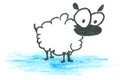 cartoon sheep