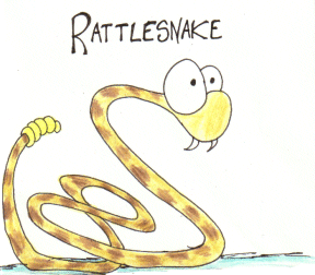 cartoon rattlesnake